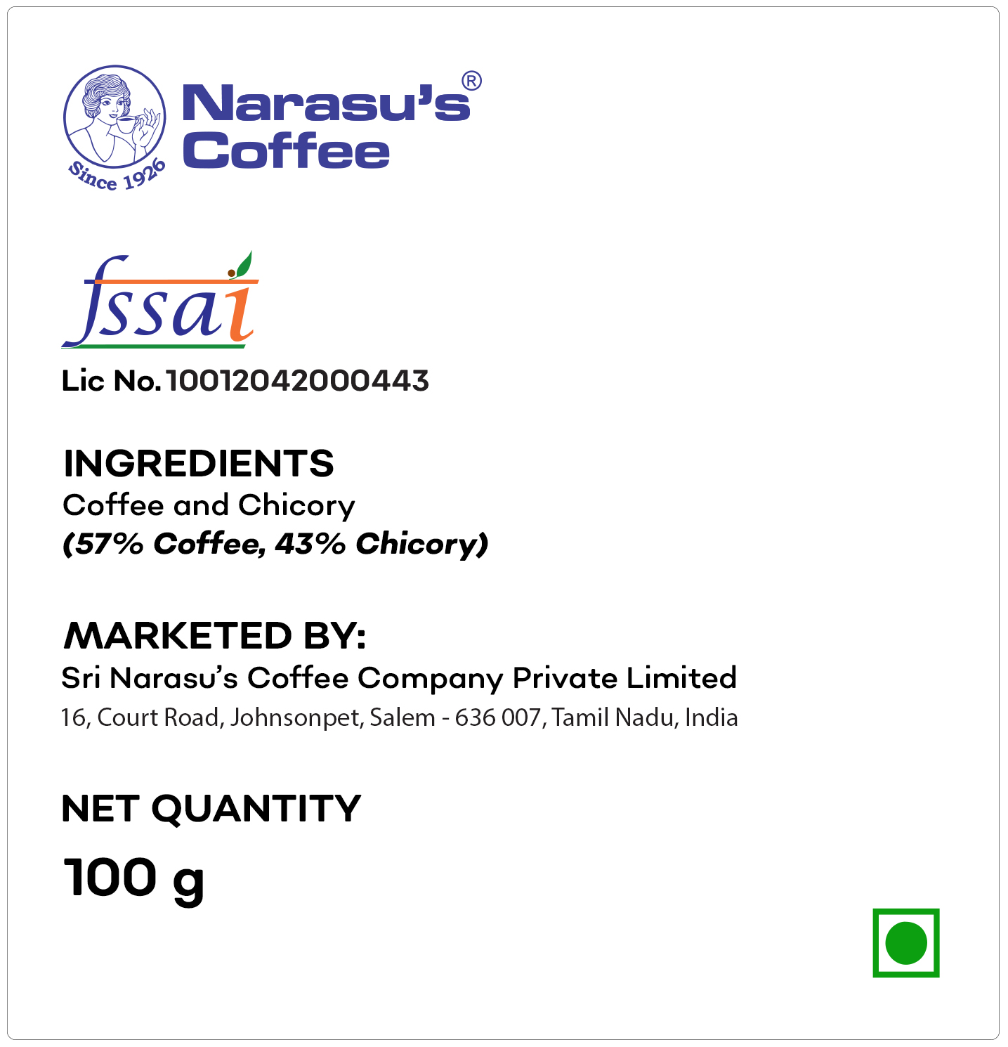 Master Extra Strong Coffee JAR